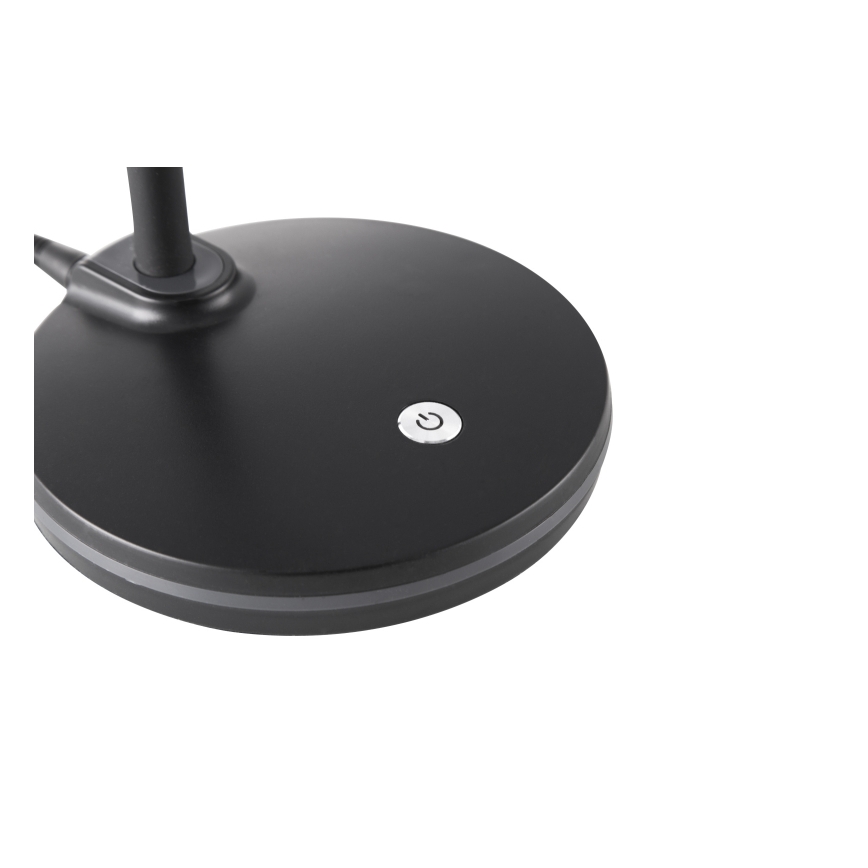 Globo - Lampada da tavolo LED dimmerabile con touch LED/4,6W/230V nero