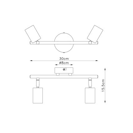 Globo - Luce Spot 2xE27/60W/230V