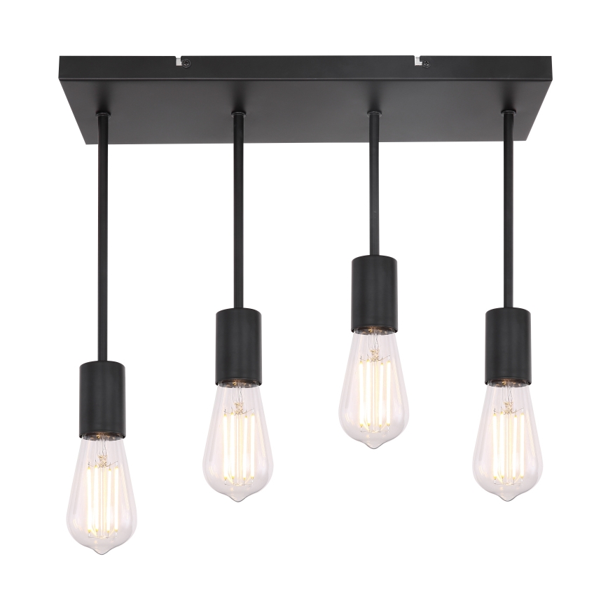 Globo - Lampadario a sospensione con filo 4xE27/60W/230V