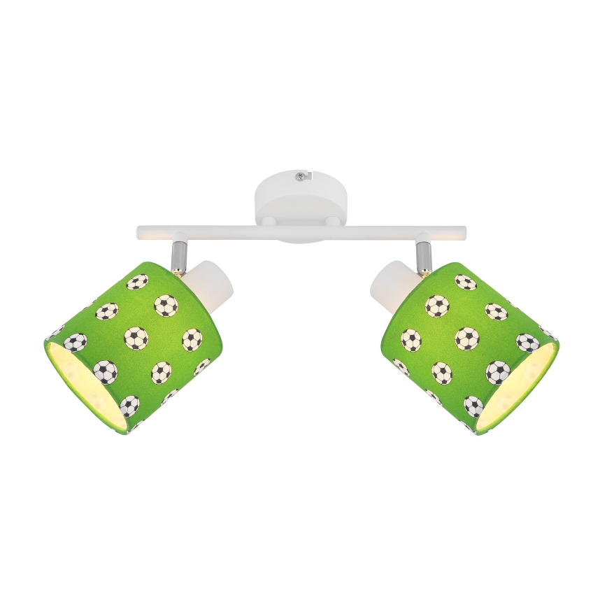 Globo 54009-2 - Luce Spot per bambini LEMMI 2xE14/15W/230V
