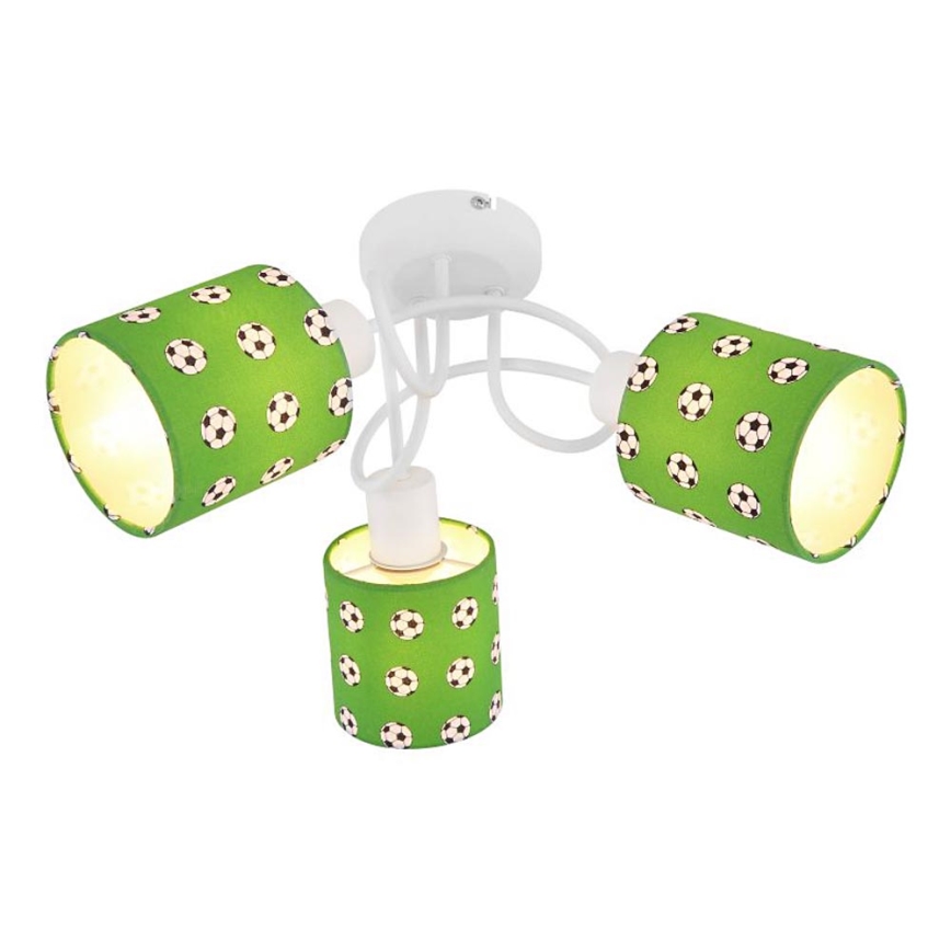 Globo 54009-3 - Lampadario a plafone per bambini LEMMI 3xE14/15W/230V
