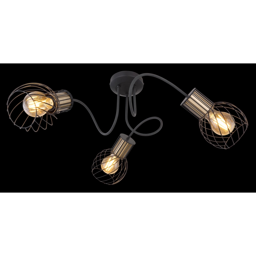 Globo - Lampadario a plafone ARGUSTO 3xE27/40W/230V
