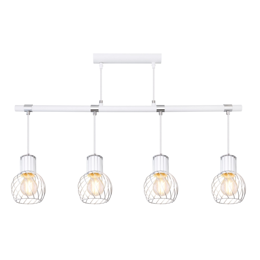 Globo - Lampadario a sospensione con filo 4xE27/40W/230V