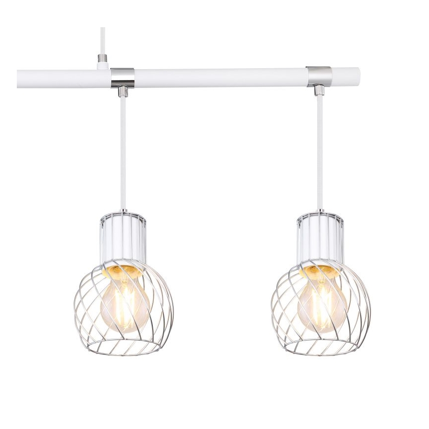 Globo - Lampadario a sospensione con filo 4xE27/40W/230V