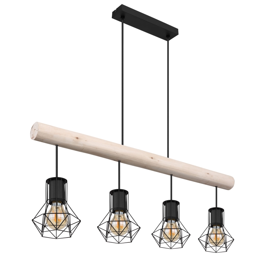 Globo - Lampadario a sospensione con filo 4xE27/40W/230V