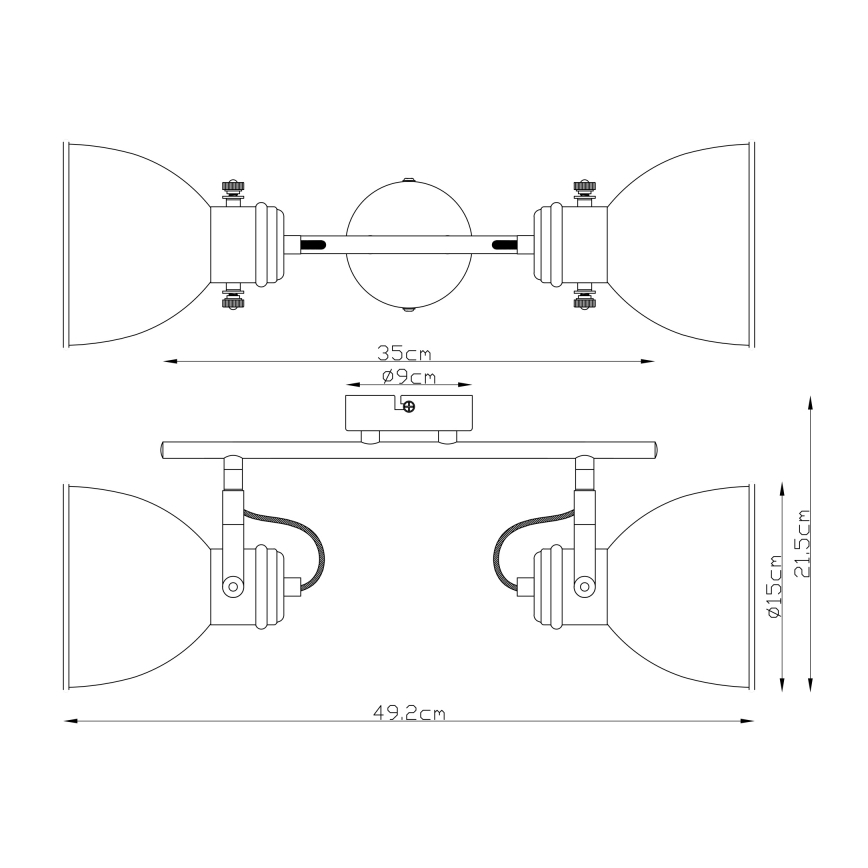 Globo - Luce Spot 2xE27/40W/230V