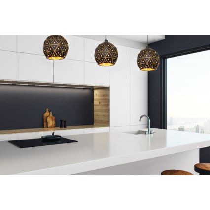 Globo 54029H - Lampadario a sospensione con filo JODIE 1xE27/60W/230V diametro 25 cm