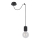 Globo 54030-1HLU - Lampadario a sospensione con cavo HERMINE 1xE27/60W/230V