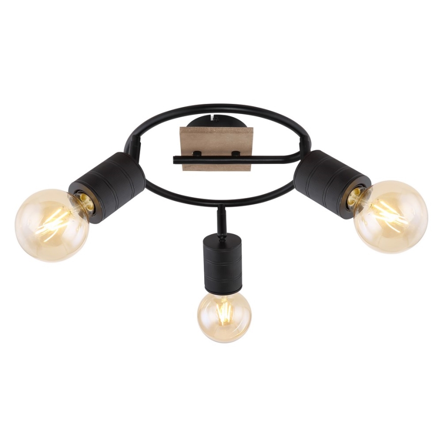 Globo - Faretto 3xE27/60W/230V pioppo