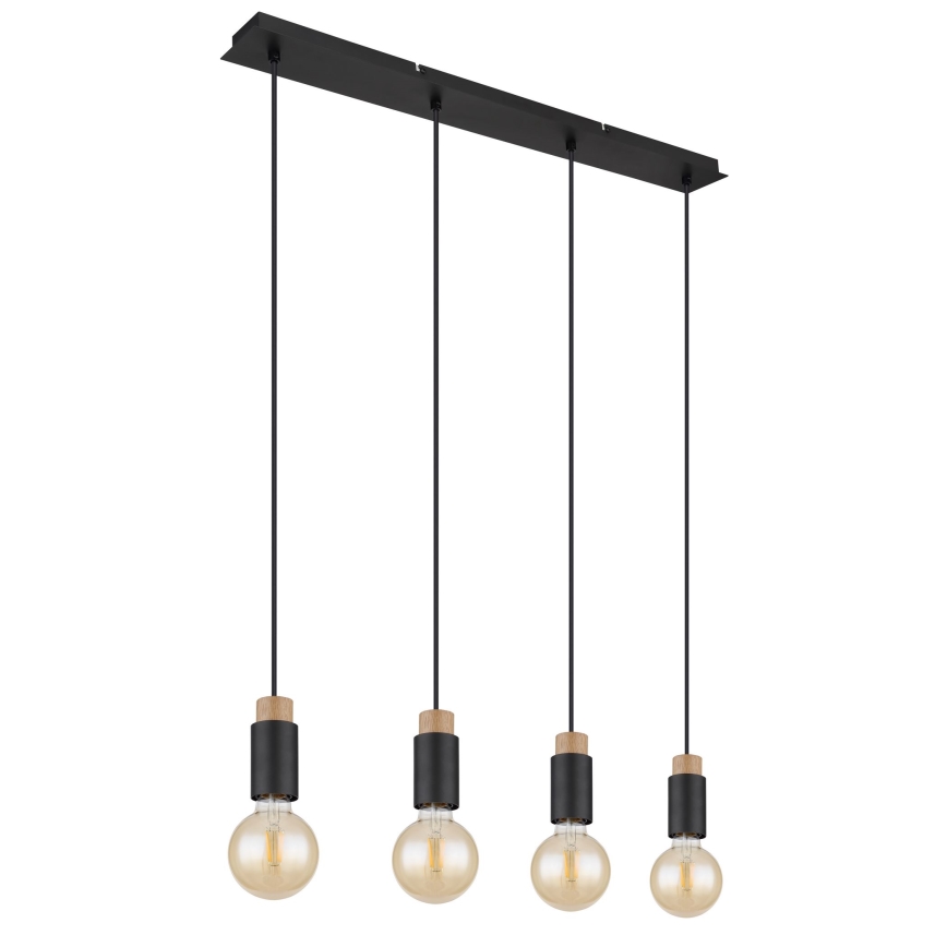 Globo - Lampadario a sospensione con filo 4xE27/40W/230V