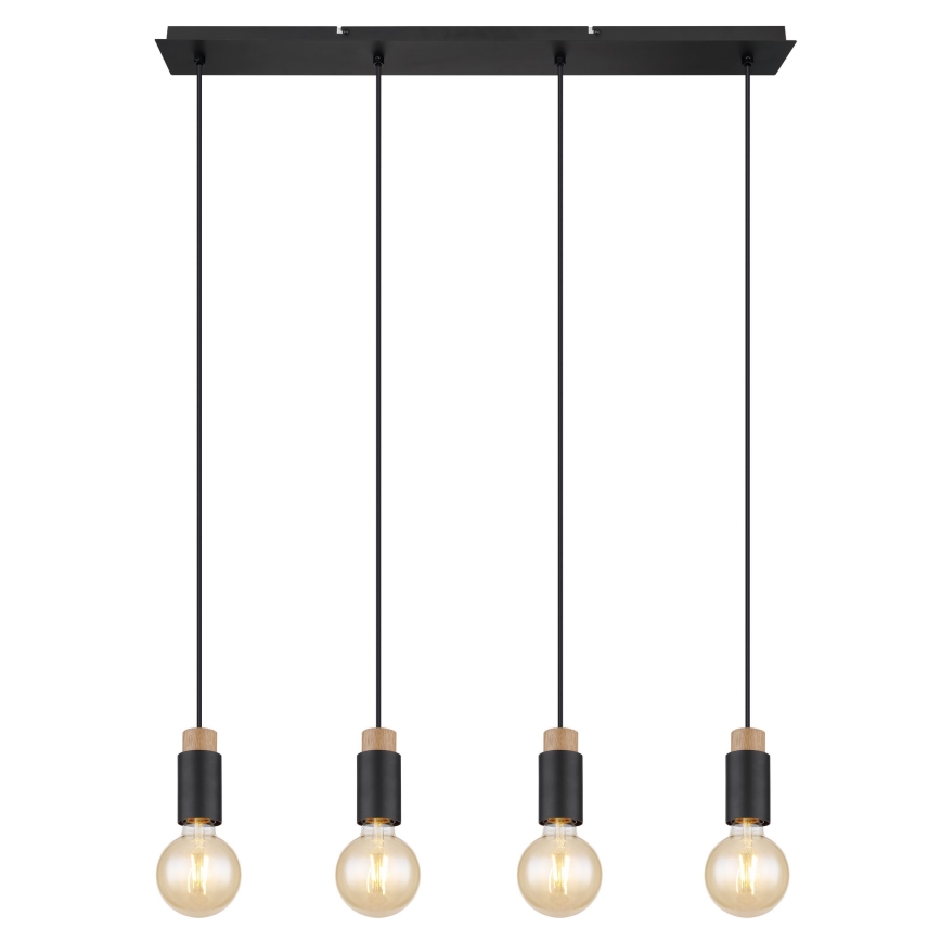 Globo - Lampadario a sospensione con filo 4xE27/40W/230V