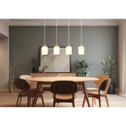 Globo - Lampadario su cavo 4xE27/40W/230V