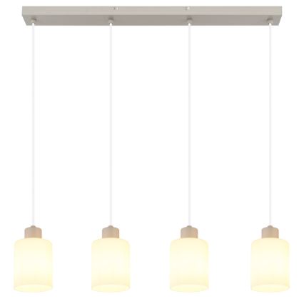 Globo - Lampadario su cavo 4xE27/40W/230V