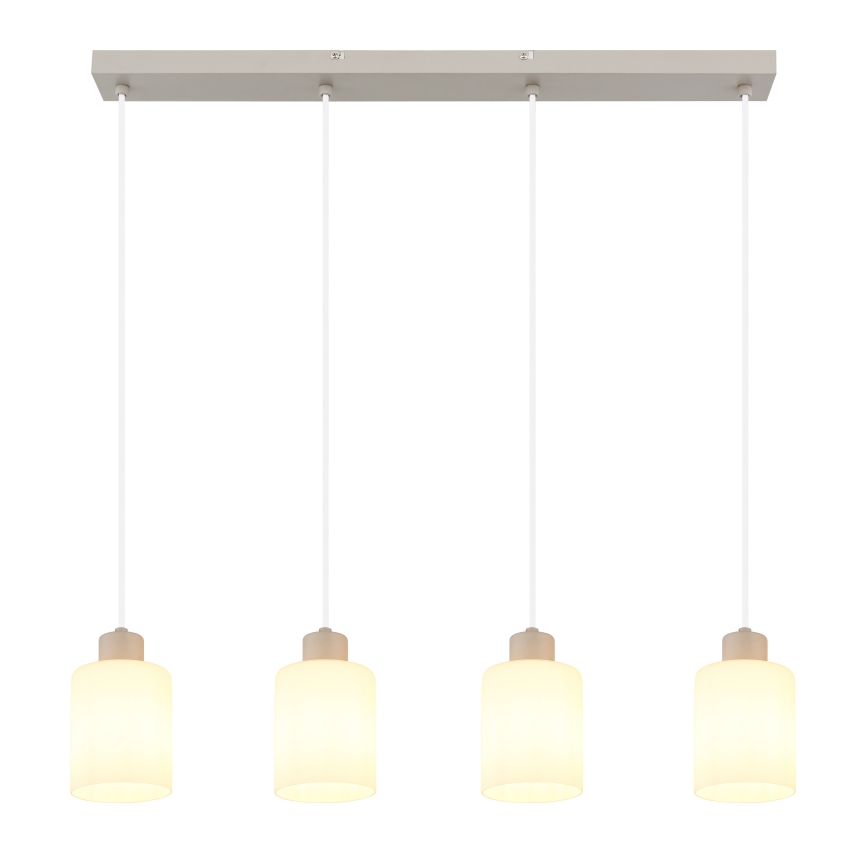 Globo - Lampadario su cavo 4xE27/40W/230V