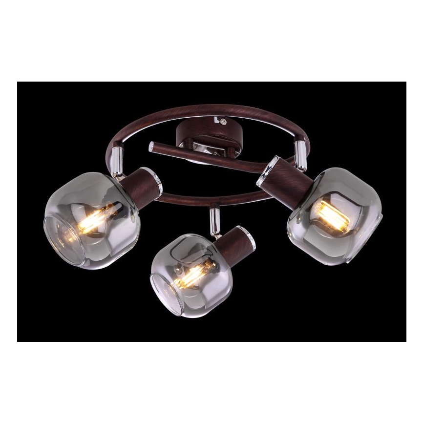 Globo 54303-3 - Luce Spot PALLO 3xE14/40W/230V