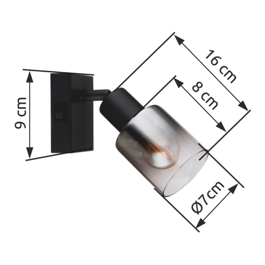 Globo - Faretto da parete 1xE14/40W/230V