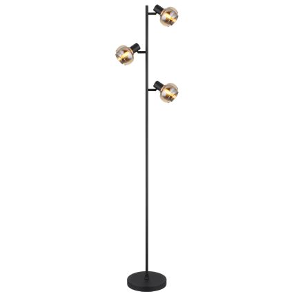 Globo - Lampada da terra 3xE14/40W/230V nera