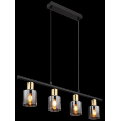 Globo - Lampadario a sospensione con filo 4xE14/25W/230V