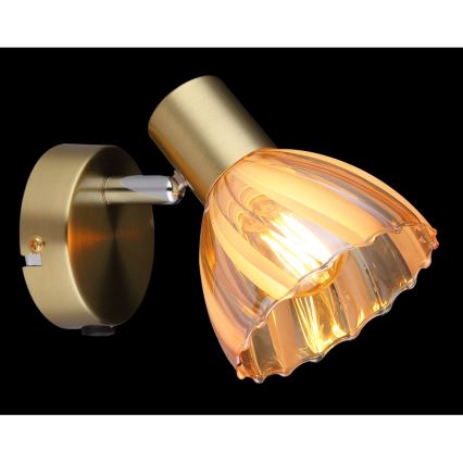Globo - Faretto da parete 1xE14/40W/230V oro