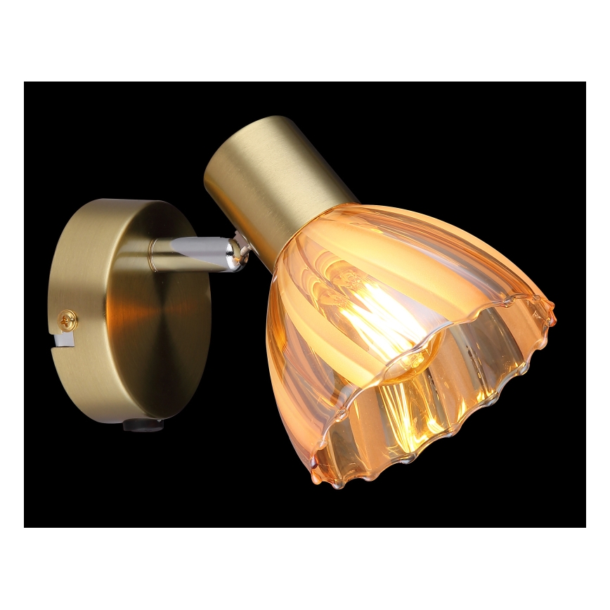 Globo - Faretto da parete 1xE14/40W/230V oro