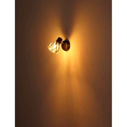 Globo - Faretto da parete 1xE14/40W/230V nero
