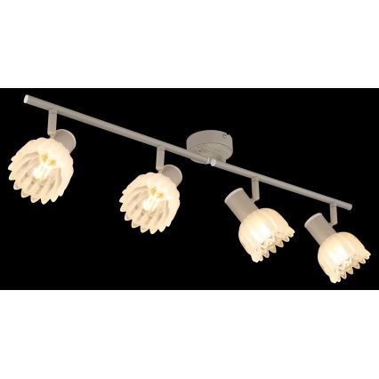 Globo - Plafoniera con 4 faretti 4xE14/40W/230V