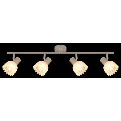 Globo - Plafoniera con 4 faretti 4xE14/40W/230V