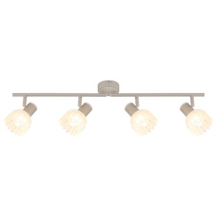 Globo - Plafoniera con 4 faretti 4xE14/40W/230V