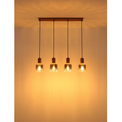 Globo - Lampadario sospeso con cavo 4xE27/40W/230V