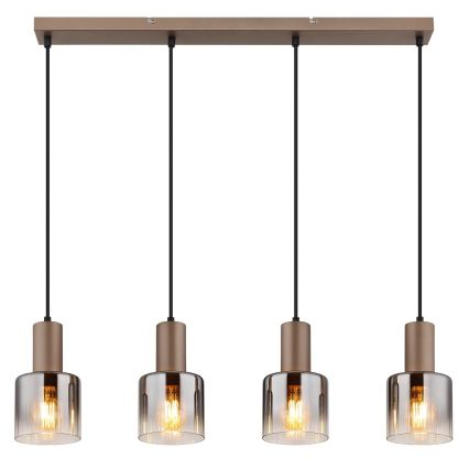 Globo - Lampadario sospeso con cavo 4xE27/40W/230V