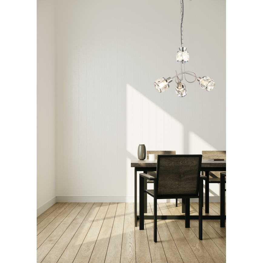 Globo - Lampadario a catena LED 3xE14/40W/230V + LED/5W