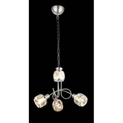 Globo - Lampadario a catena LED 3xE14/40W/230V + LED/5W