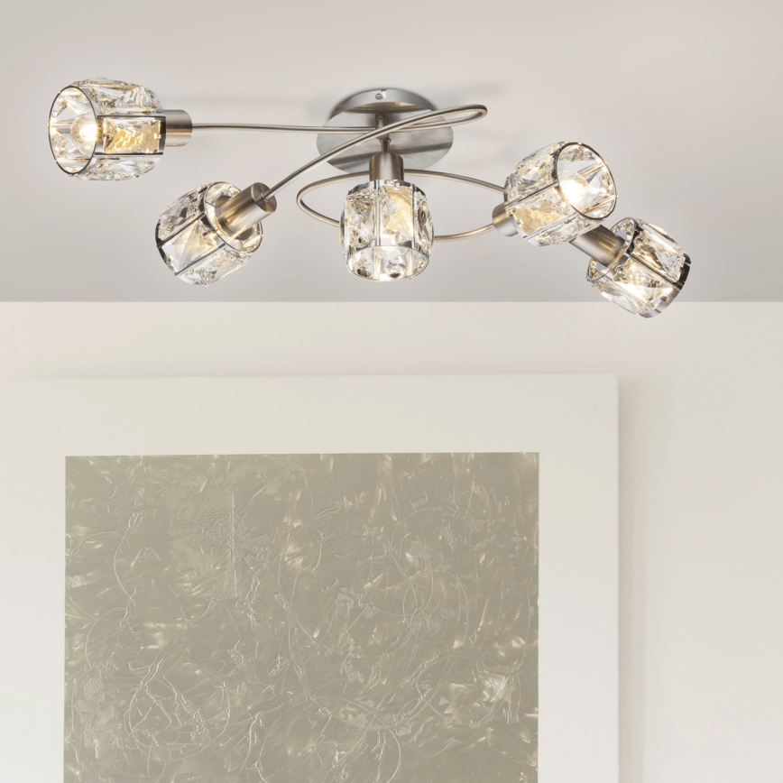 Globo - Lampadario a plafone 5xE14/40W/230V