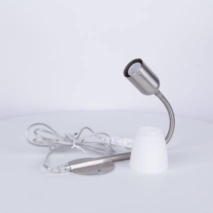 Globo - Flessibile piccola lampada 1xE14/40W/230V cromo opaco