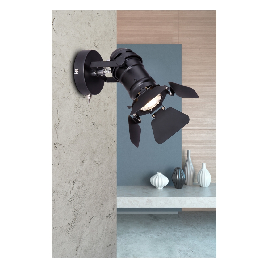 Globo - Faretto da parete 1xGU10/50W/230V