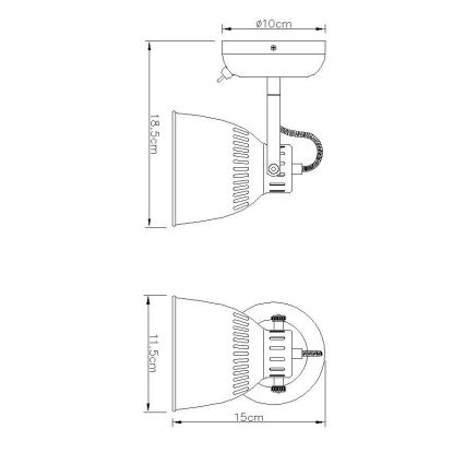 Globo - Luce Spot da parete 1xE14/40W/230V