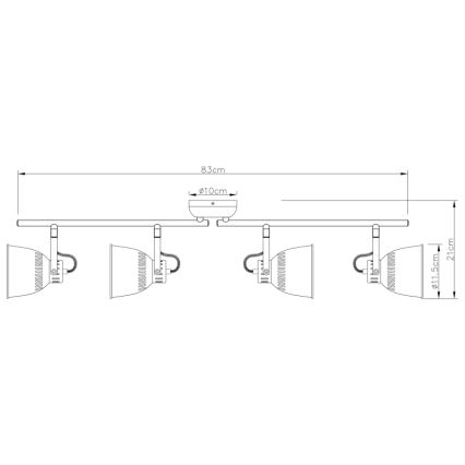 Globo - Luce Spot 4xE14/40W/230V