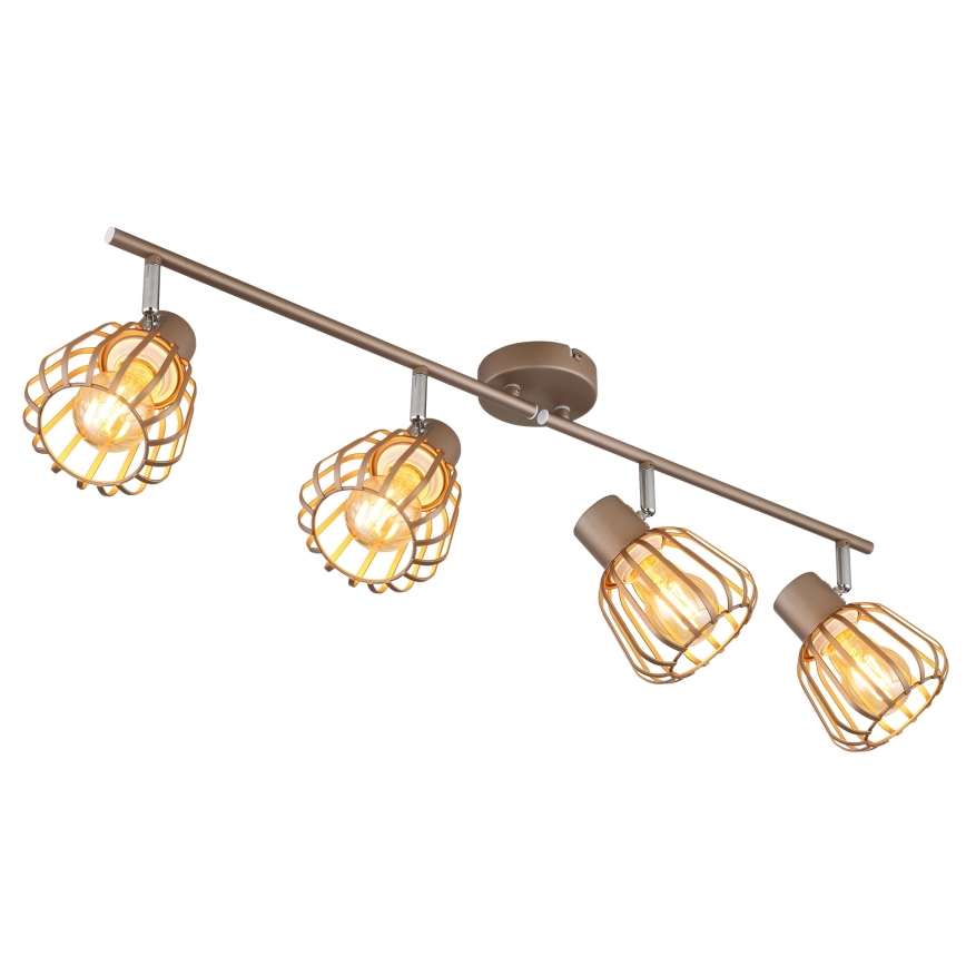 Globo - Plafoniera con 4 faretti E27/40W/230V