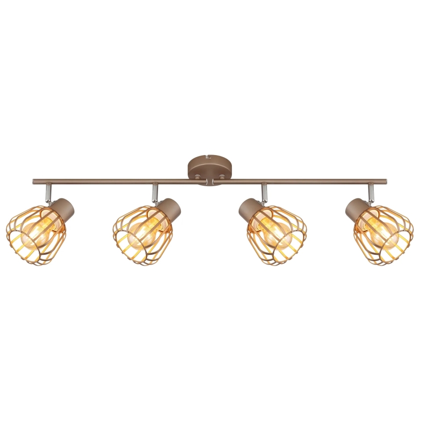 Globo - Plafoniera con 4 faretti E27/40W/230V