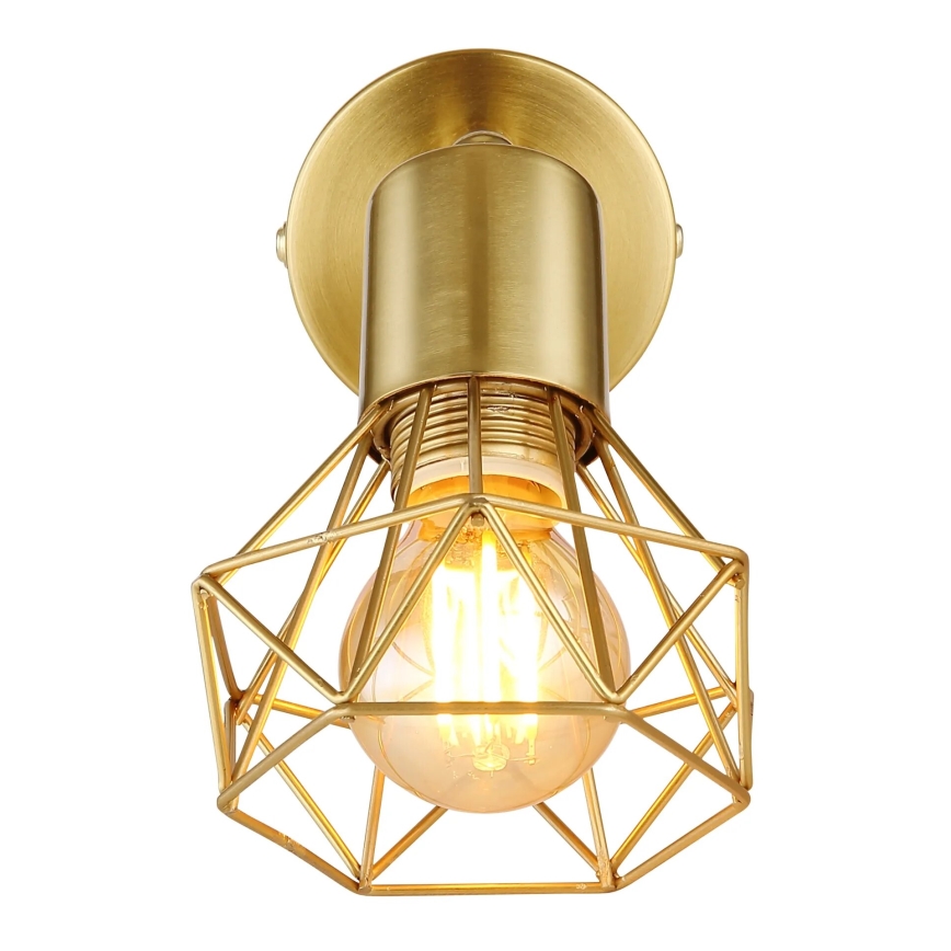 Globo - Faretto da parete 1xE14/40W/230V oro