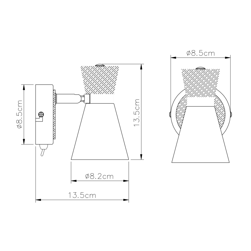 Globo - Luce Spot da parete 1xE14/25W/230V