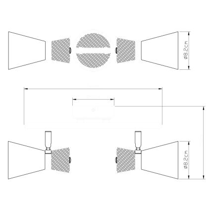 Globo - Luce Spot 2xE14/25W/230V