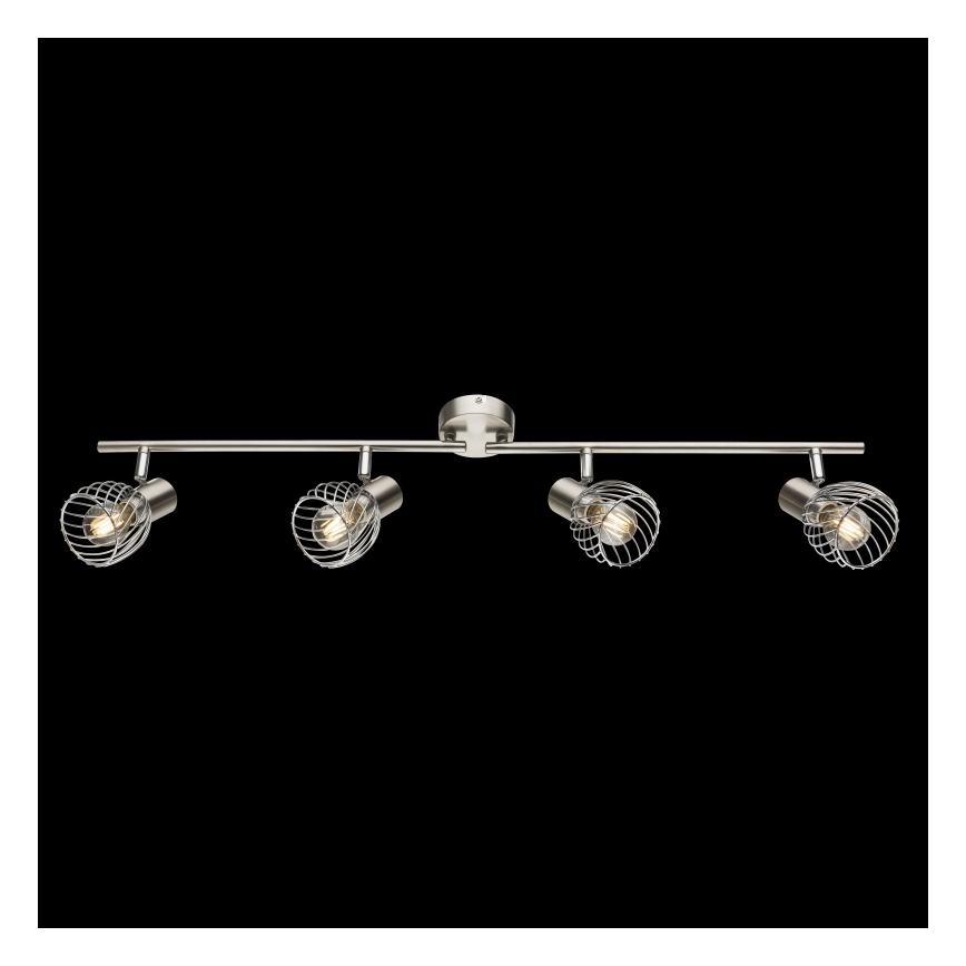 Globo - Luce Spot 4xE14/40W/230V cromo opaco