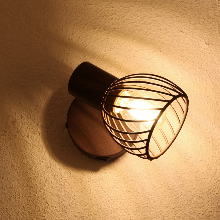 Globo 54817-1 - Luce Spot da parete ISABELLE 1xE14/40W/230V