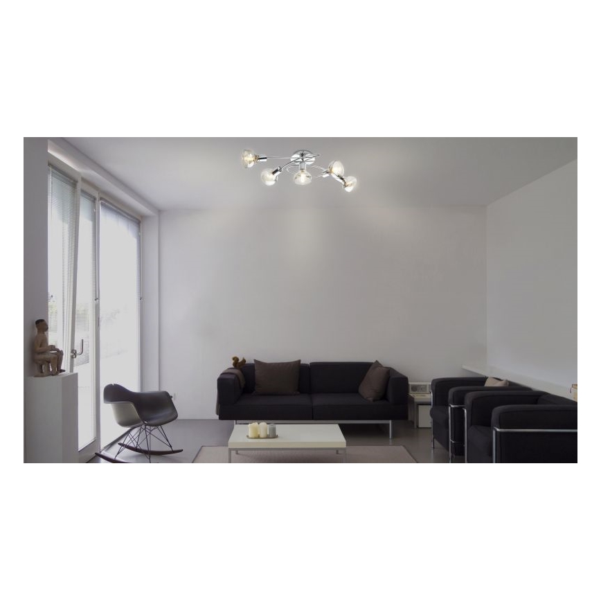 Globo - Lampadario fisso 5xE14/40W/230V