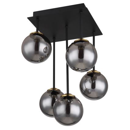 Globo - Lampadario a sospensione con supporto rigido 5xG9/28W/230V