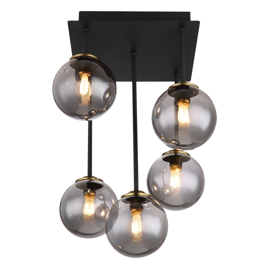 Globo - Lampadario a sospensione con supporto rigido 5xG9/28W/230V