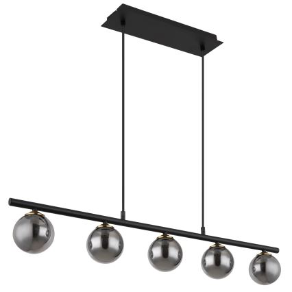 Globo - Lampadario a sospensione con filo 5xG9/28W/230V