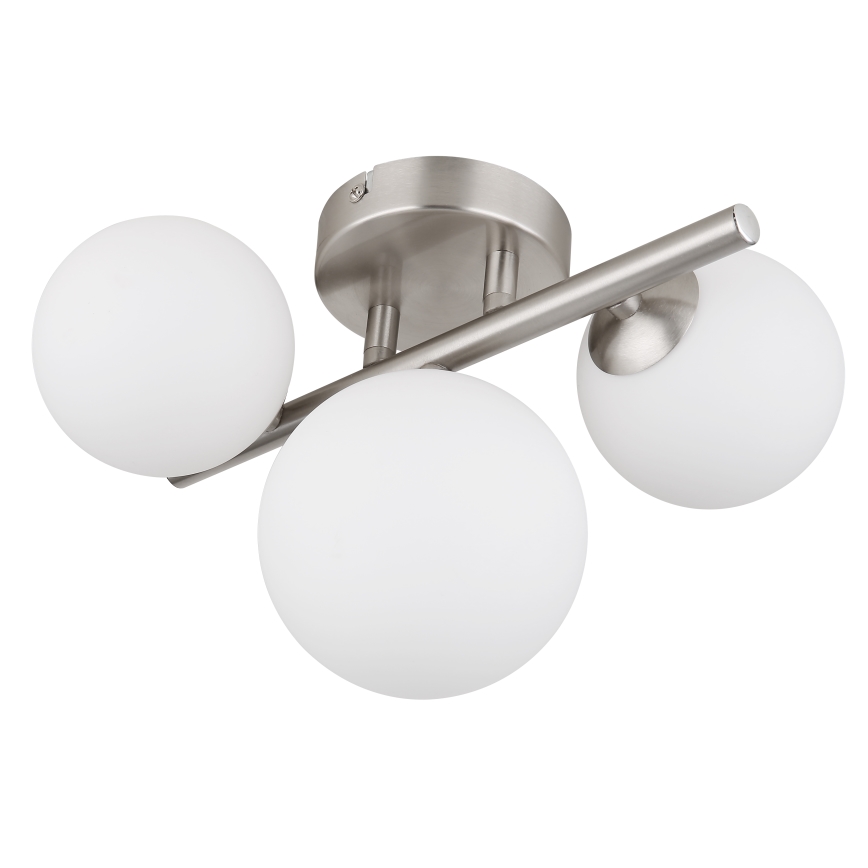 Globo - Lampadario a plafone LED RIHA 3xG9/3,5W/230V cromo opaco