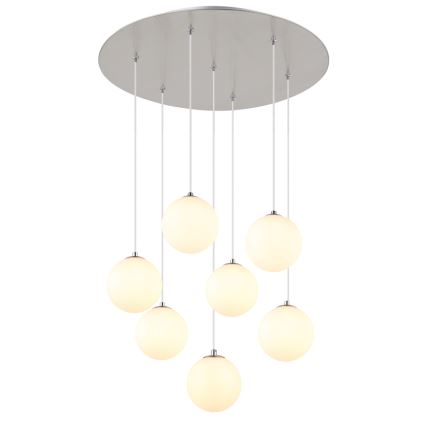 Globo - Lampadario LED a sospensione con filo 7xG9/3,5W/230V bianco